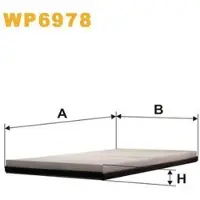 WIX FILTERS WP6978 Interieurfilter