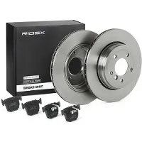 RIDEX 3405B0858 Remschijven en blokken