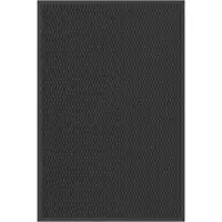 vidaXL Deurmat 60x90 cm zwart