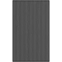 vidaXL Deurmat 90x150 cm gestreept 90x150 cm zwart en grijs