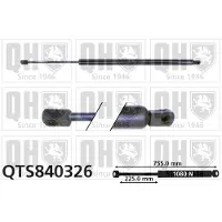 Quinton Hazell QTS840326 Gasveer achterklep