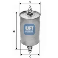 Ufi 31.594.00 Brandstoffilter
