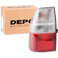 VAN WEZEL ACHTERLICHT LINKS vanaf bouwjaar 2002+ Witte Pinker 3294923 Van Wezel voor o.a. MITSUBISHI