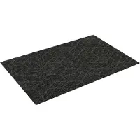 Kleen-Tex Deurmat 45 x 75 cm DUNE Leafs Donkergrijs (45 x 75 cm)