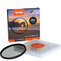Rollei F:X Pro Rondfilter CPL 55 mm (55 mm, Polarisatiefilter, 112 mm), Lensfilter, Zwart