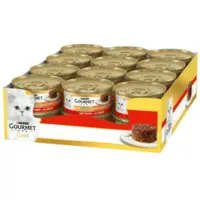 Gourmet Gold Hartig Torentje - 24 x 85 g - Rund - Kattenvoer Natvoer