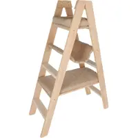 Kerbl Klimhouten, Binnen, Kat, Hout, Beige, Hout, Effen, 5 treden
