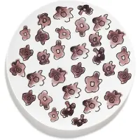 Serax Marni Midnight Flowers Dark Viola plat bord D20cm roze