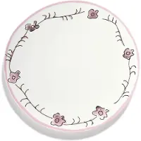Serax Midnight Flowers Dinerbord Dark Viola