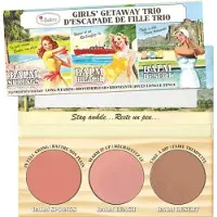 theBalm Highlighting Powder Cheek Palette, gezichtssculptingkit, kleurvaste blushes/bronzers, balsem (lente, strand en woestijn), 0,16 ounce