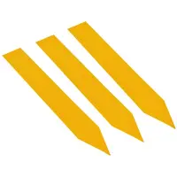 Combicraft PVC Steeketiketten 120 x 20 mm Geel - 100 stuks
