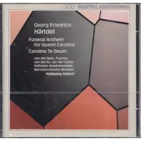 Cd Handel: Funeral Anthem, Caroline Te Deum / Helbich, et al