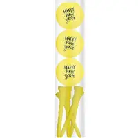Legend Golfballen Gift Set Happy New Year Geel Inclusief Tees