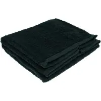 Organic handdoek 50x100 cm zwart