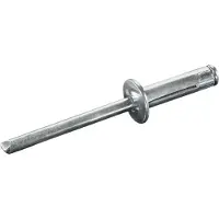 Goebel - 500 x Spreid blindklinknagels (Ø x L) 4 x 21 mm - Alu Aluminium AlMG 3 / 3,5 (5154) / Alu Aluminium AlMG 5 (5056) - Vlakke kop - TRI-GO - 7099402105 - Popnagel