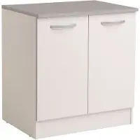 Parisot Onderkast Spoon 80 cm met 2 deuren - wit