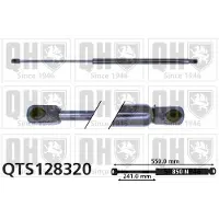 Quinton Hazell QTS128320 Gasveer achterklep