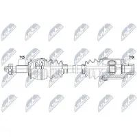 NTY NPW-PL-061 Aandrijfas
