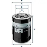 Ufi 23.237.00 Oliefilter