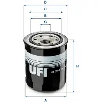 Ufi 23.248.00 Oliefilter