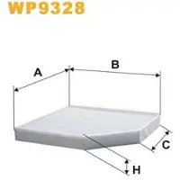 WIX FILTERS WP9328 Interieurfilter