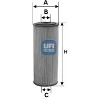 Ufi 25.124.00 Oliefilter