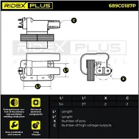 RIDEX 689C0187P Bobine