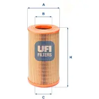 Ufi 27.524.00 Luchtfilter