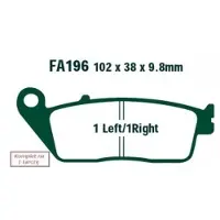 EBC Brakes SFA196 Remblokken