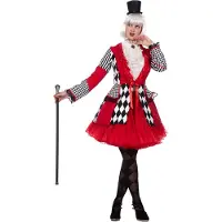 Coppens Damesjas ruiten rood/wit/zwart | Maat 38