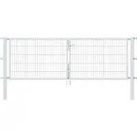 Alberts Deur met dubbel hek Flexo 300 cm breedte (150 cm + 150 cm), in verschillende hoogten