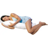 Dreamolino Swan - ergonomisch zijslaper kussen - 7-in-1 comfortkussen - ondersteunt & heeft een stabiliserende werking - zwangerschapskussen - borstvoedingskussen - ademend lichaamskussen