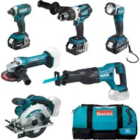 Makita DLX6046 Accu-specialset, 18V Li-Ion LXT