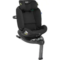 Graco Turn2Me Grow i-Size R129 - Midnight - 360º draaibaar autostoeltje achterwaarts/voorwaarts - van 40 tot 125 cm (vanaf de geboorte tot ca. 7 jaar)