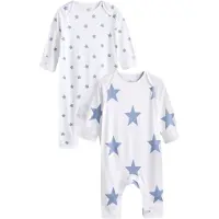 Next Nachtkledij blauw / wit