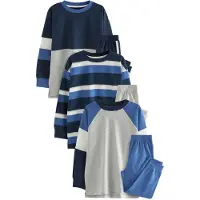 Next Nachtkledij blauw / donkerblauw / lichtgrijs / zwart