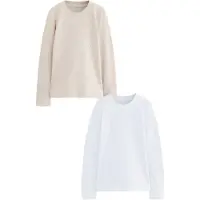 Next Shirt beige / wit