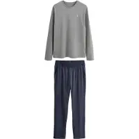 Next Pyjama lang navy / grijs