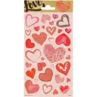 Totum Stickervel Twinkle Hartjes