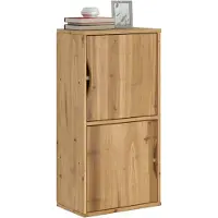 vidaXL Bijzetkast ODDA, 40x24x79 cm, massief grenenhout