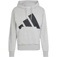 Adidas Sportsweatshirt 'Essentials' grijs gemêleerd / zwart