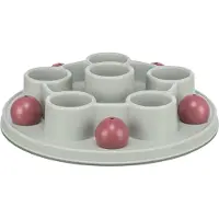 Trixie Cat Activity - Kattenspeelgoed - Intelligentiespel Pentagon - Wit/Bordeaux - 28X28 cm