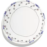 Serax Marni Midnight Flowers Anemone Milk plat bord D28cm rood / blauw