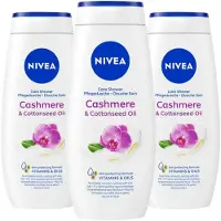 Nivea 3x Douchecrème Cashmere & Cotton Seed Oil 250 Ml