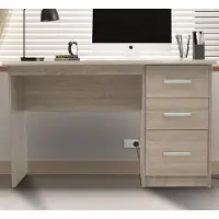 Molecule Bureau met 3 lades sonoma mdf 121x60 cm