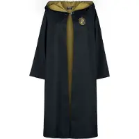 Harry Potter Cape - Hufflepuff - S-M tot XXL-3XL - zwart - Maat XXL-3XL