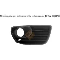 ISAM 0114717 Ventilatiegrille, bumper