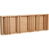 Hubsch Column Magazineschap 110x37cm - Krantenopbergers Eiken Natural - 881306