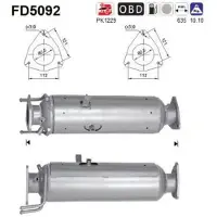 As FD5092 Roetfilter (DPF)