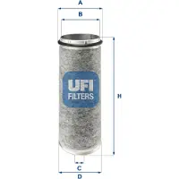 Ufi 27.288.00 Luchtfilter